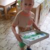 Malování kuličkou - abstrakce